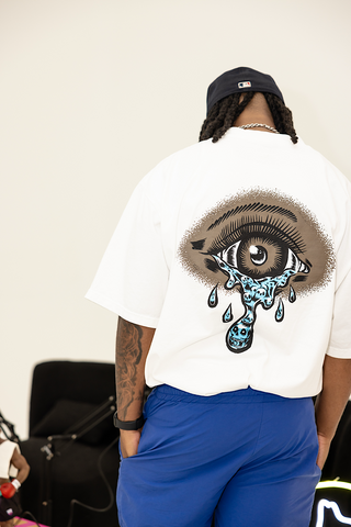 LTH Skull Teardrop T-Shirt | WHITE